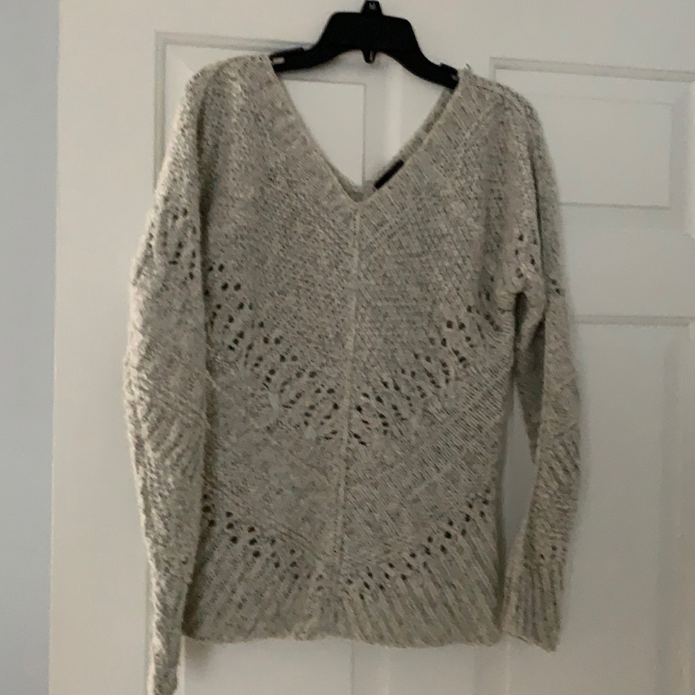 The Limited grey V sweater
